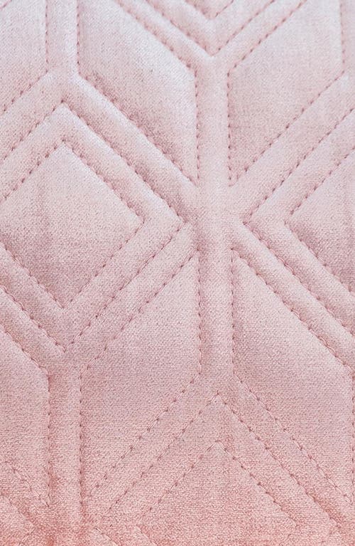 Parkland Collection Tufted Velvet Oblong Throw Pillow In Pink