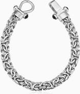 Oradina Sterling Silver Byzantine Artisan Bracelet