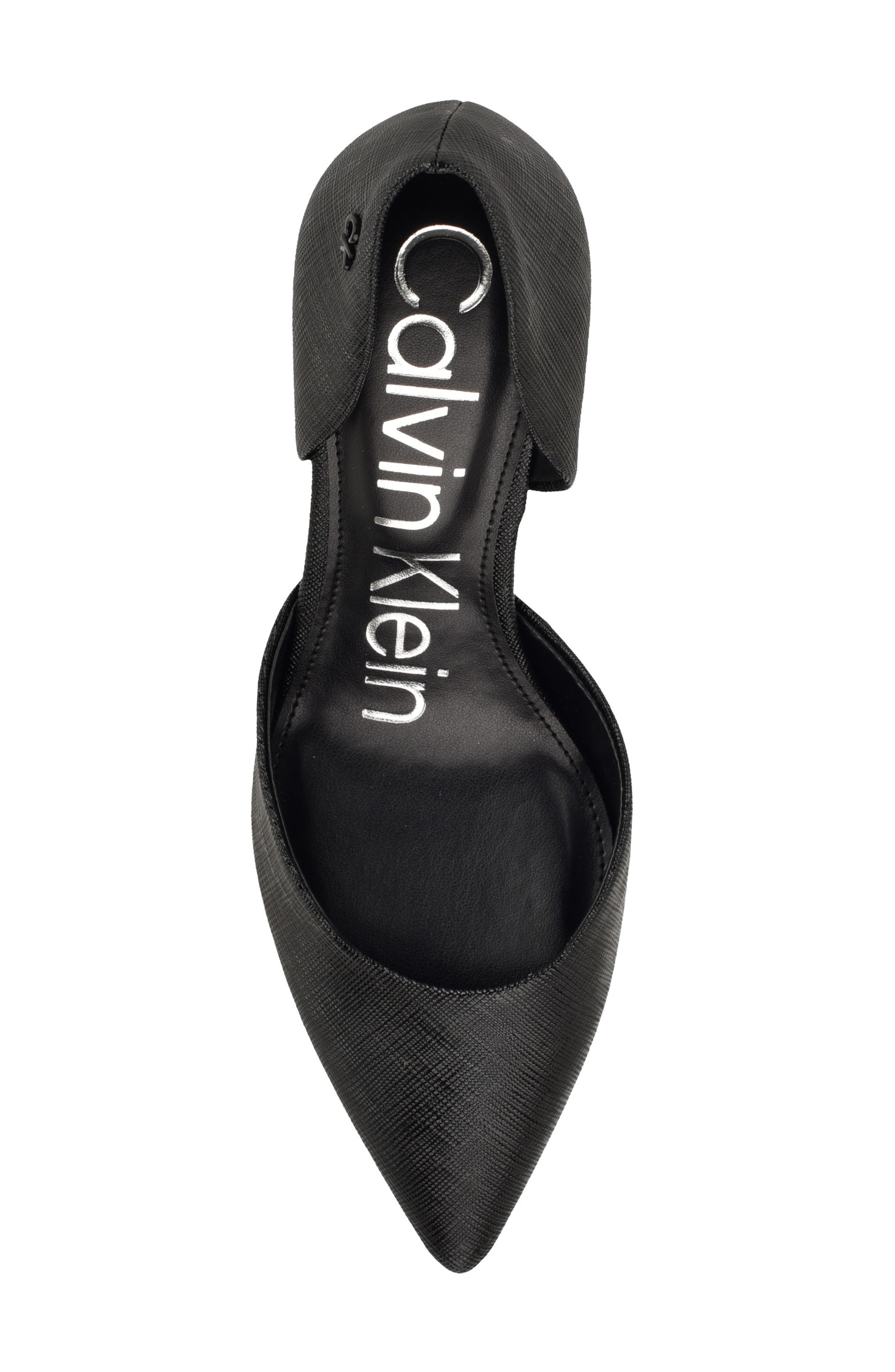 Gloria d'Orsay Pump, Alternate, color, BLACK FABRIC