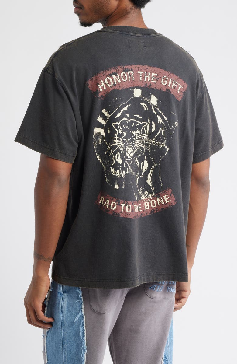 HONOR THE GIFT Bad to the Bone Graphic T-Shirt, Alternate, color, Black