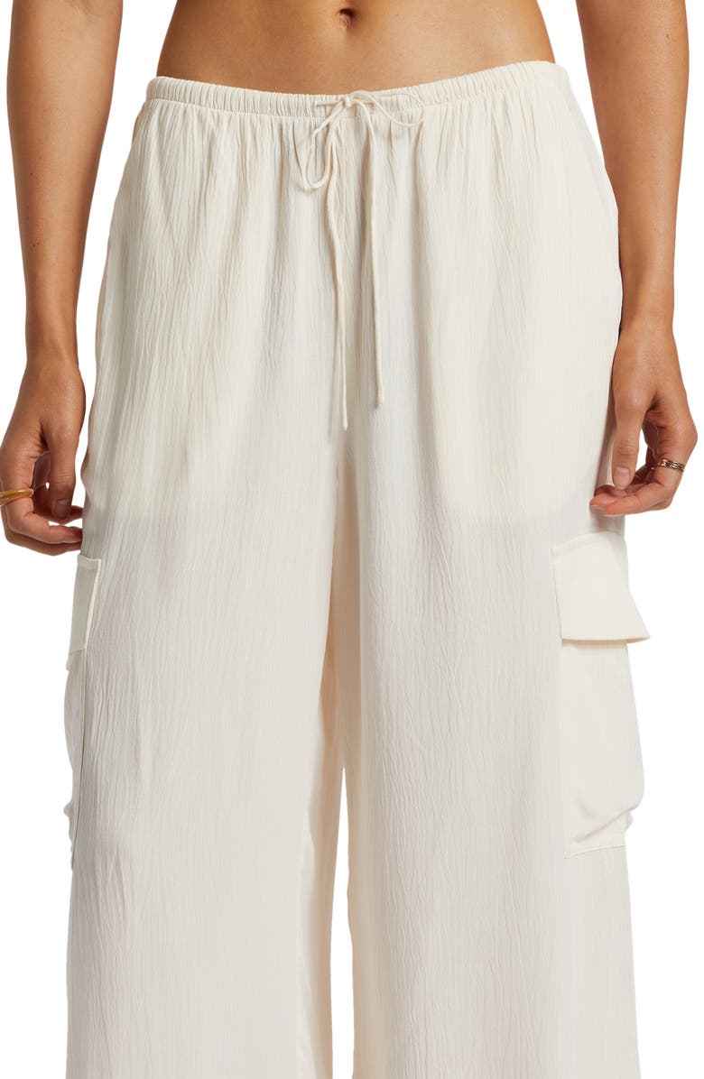 Billabong Beach Babe Wide Leg Cargo Pants, Alternate, color, 