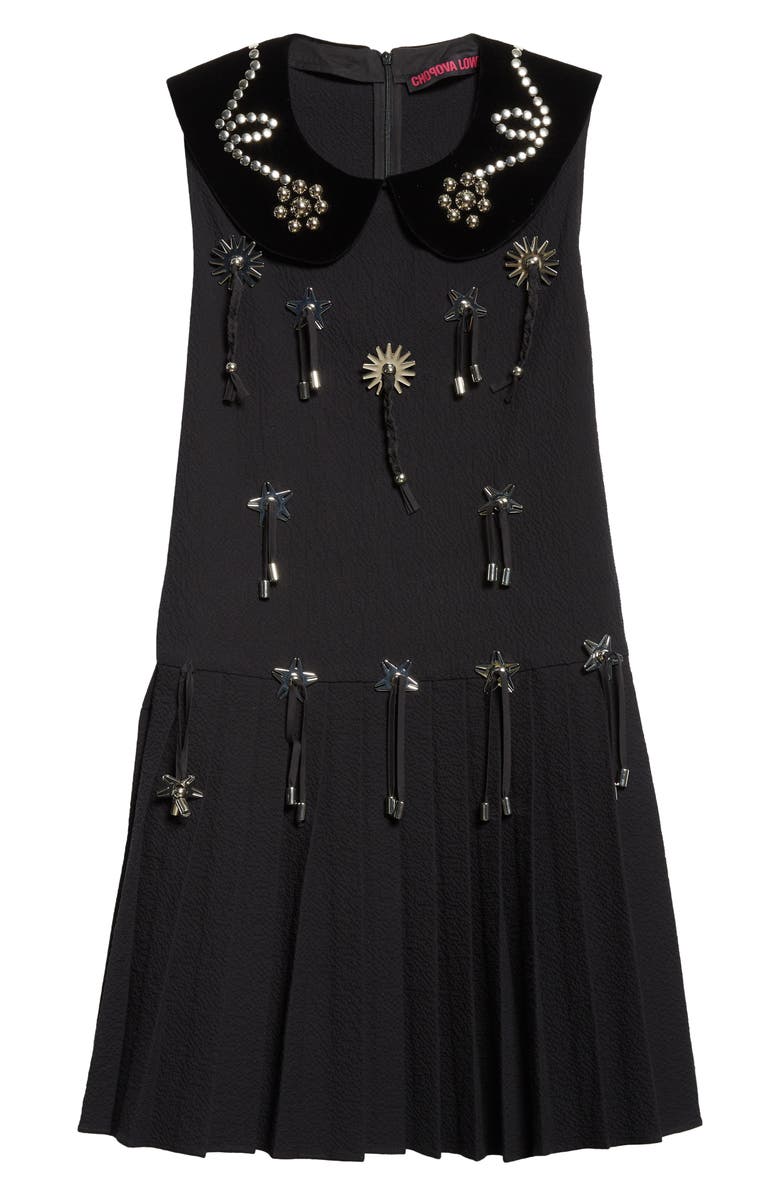 Chopova Lowena Scout Sleeveless Seersucker Dress, Alternate, color, 