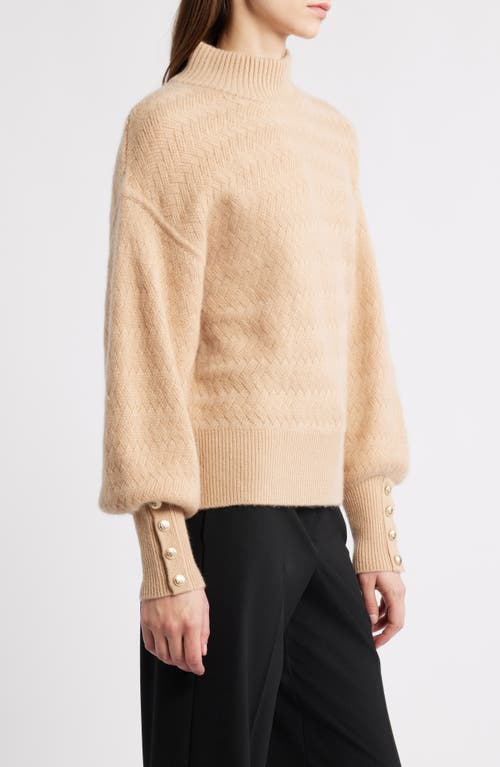 Elie Tahari The Tricia Cashmere Turtleneck Sweater In Neutral