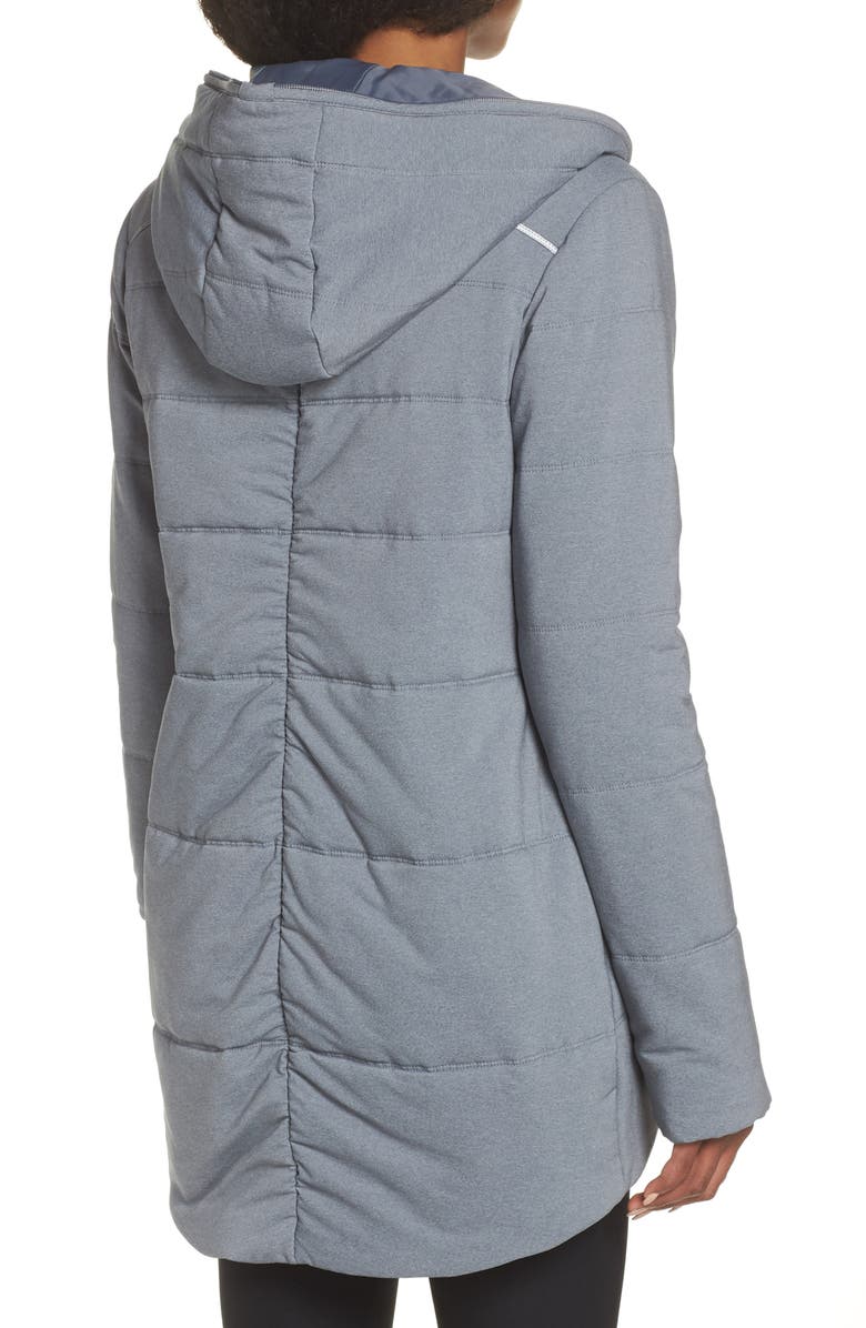 Zella Daphne Hooded Puffer Jacket, Alternate, color,