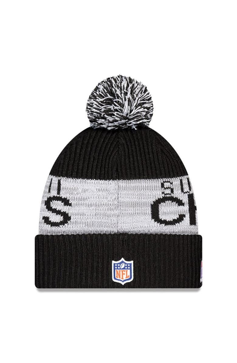 New Era Men's New Era  Graphite Kansas City Chiefs Super Bowl LVIII Champions Parade Cuffed Pom Knit Hat, Alternate, color, 