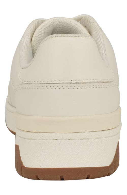 Guess Men's Nivi Lace Up Low Top Fashion Sneakers In Light Natural