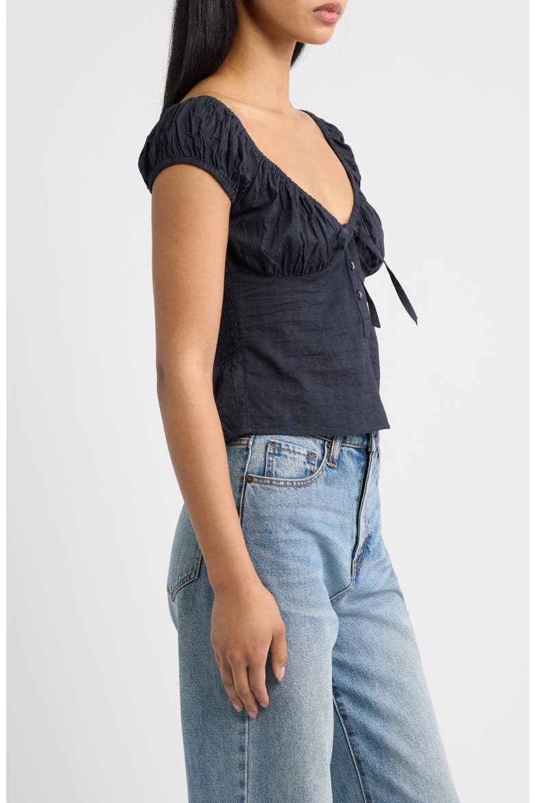 Hallie Blouse, Alternate, color, BLACK