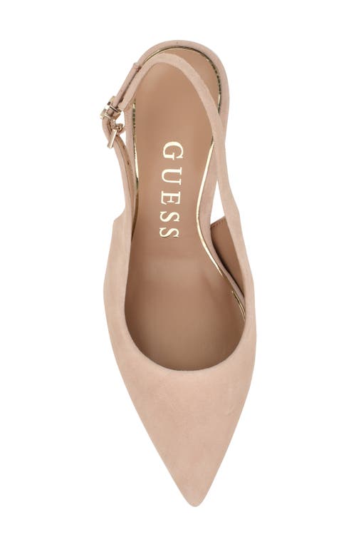 Guess Princelsa Slingback Pump In Animal Print