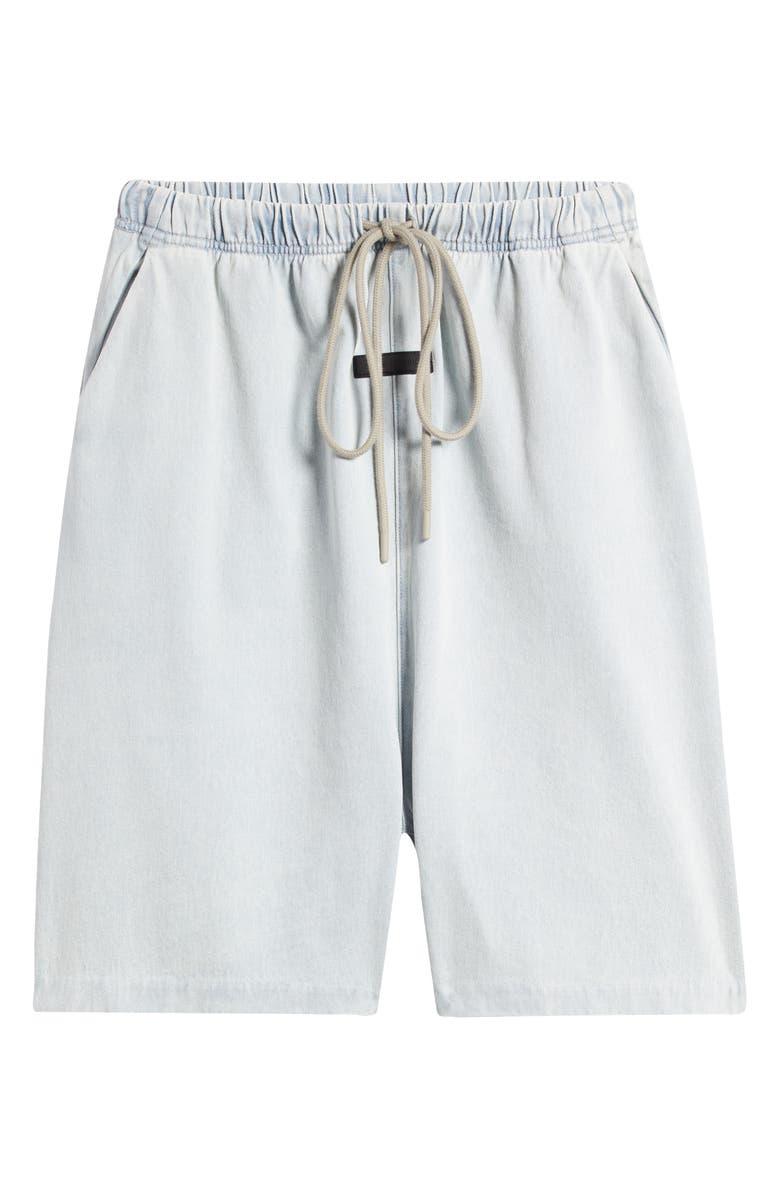 Fear of God Essentials Relaxed Cotton Denim Shorts, Alternate, color,