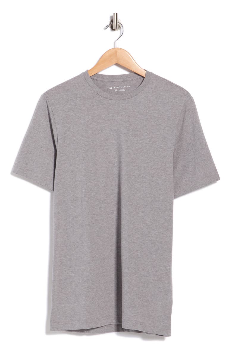 Cotton T-Shirt, Alternate, color, HEATHER MEDIUM GREY