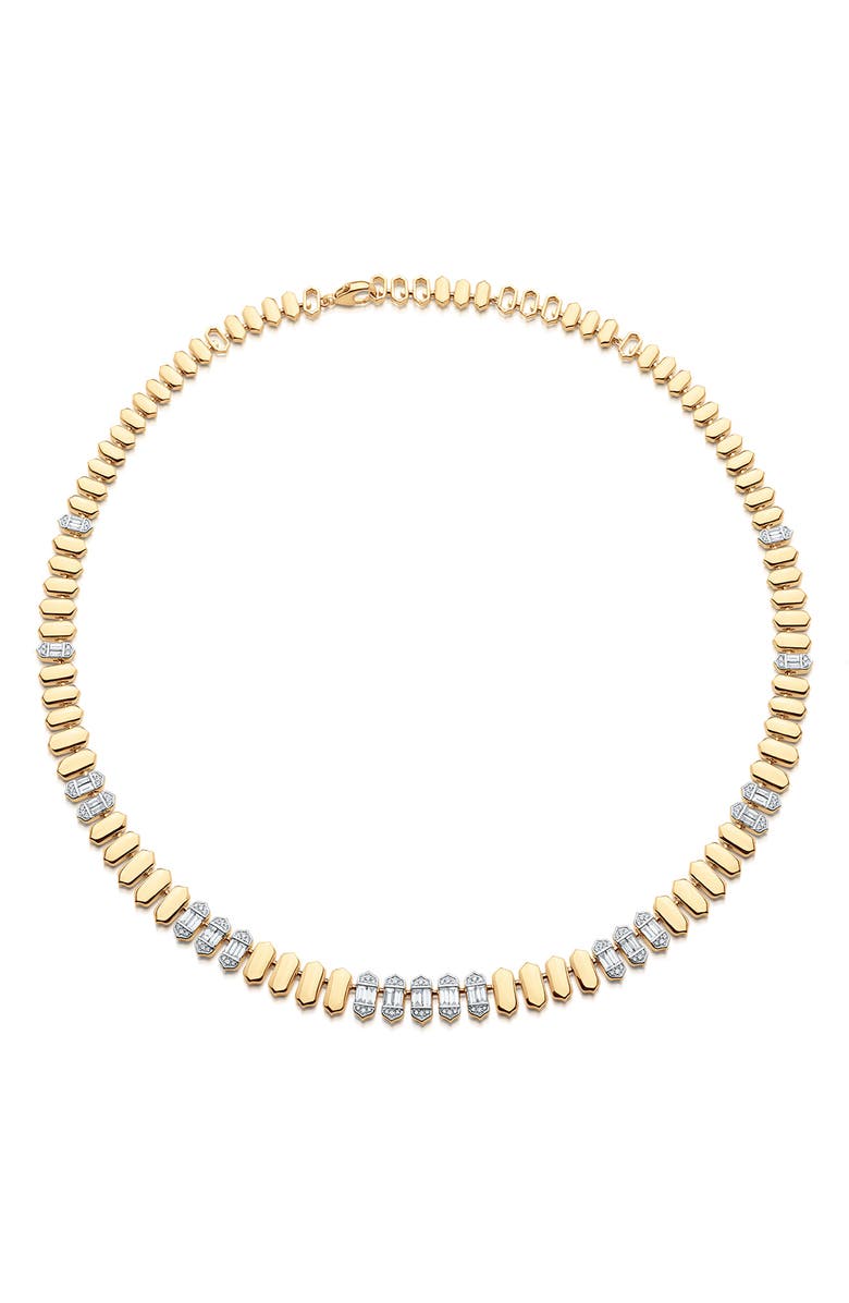 Sara Weinstock Taj Diamond Collar Necklace, Main, color, 