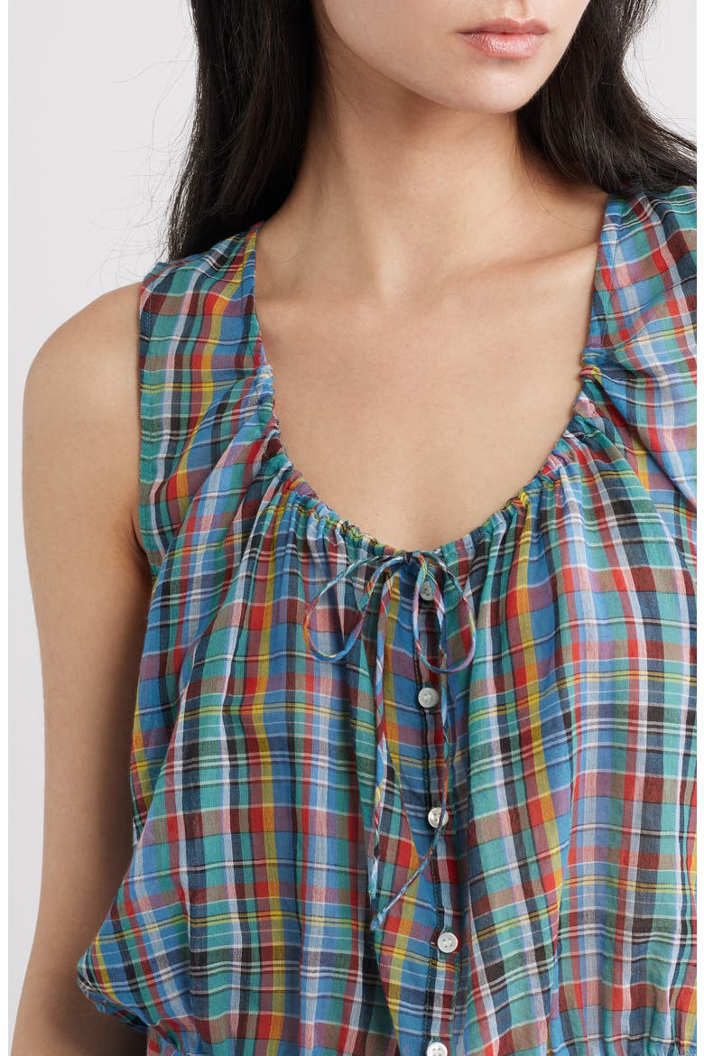 Theo Organic Cotton Top, Alternate, color, ALDERBROOK PLAID