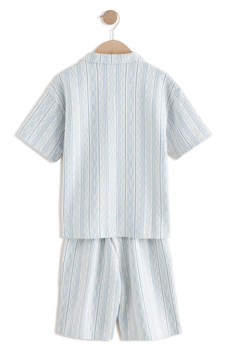 NEXT Kids' Stripe Polo & Shorts Set, Alternate, color, 