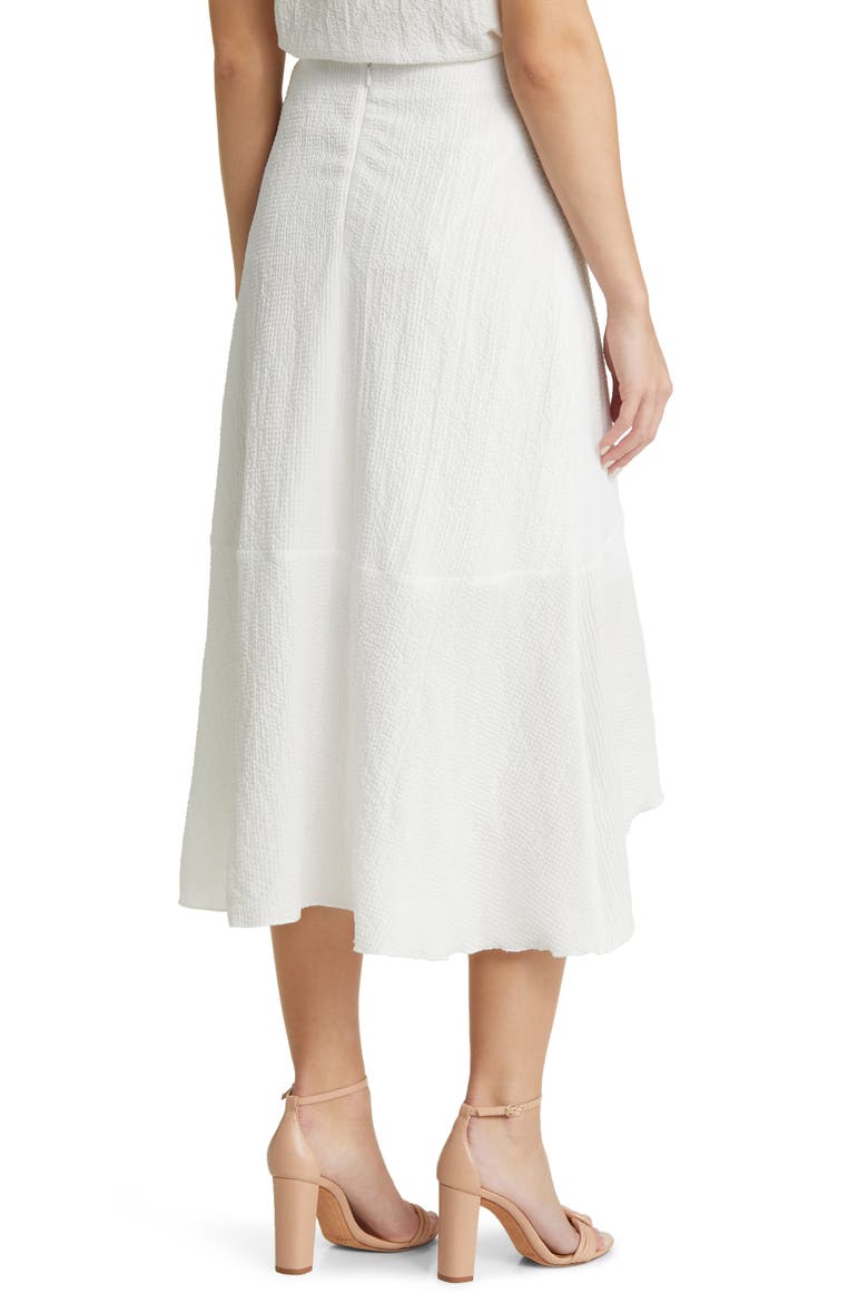 Tie Waist Ruffle Skirt, Alternate, color, BRIGHT WHITE