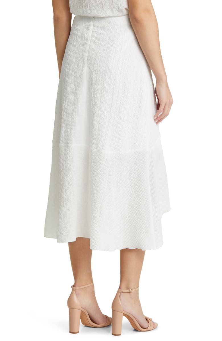 Anne Klein Tie Waist Ruffle Skirt, Alternate, color, 