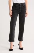 FRAME The Ruler High Waist Ankle Straight Leg Jeans