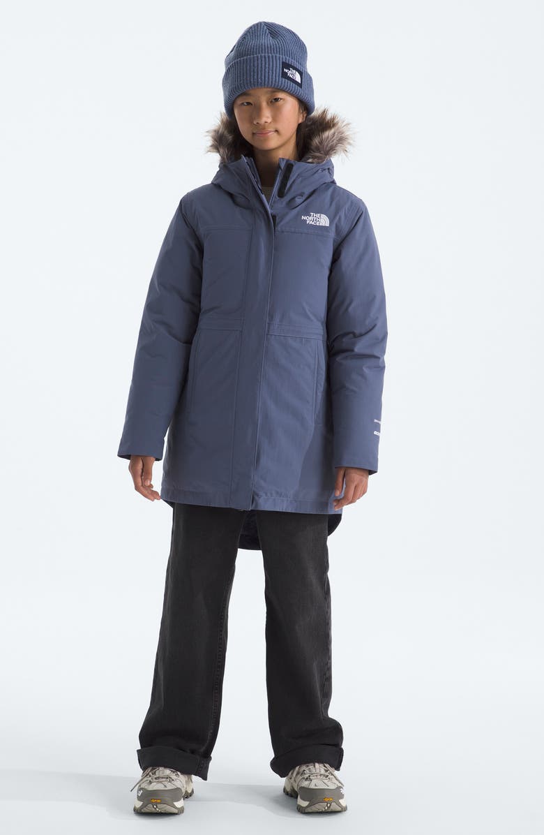 The North Face Kids' Arctic Waterproof 600-Fill Power Down Parka, Alternate, color, Twilight Galaxy