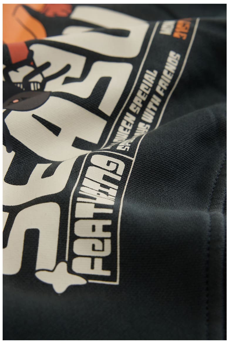 Kids' Halloween Spooky Season Crewneck Sweatshirt, Alternate, color, GREY