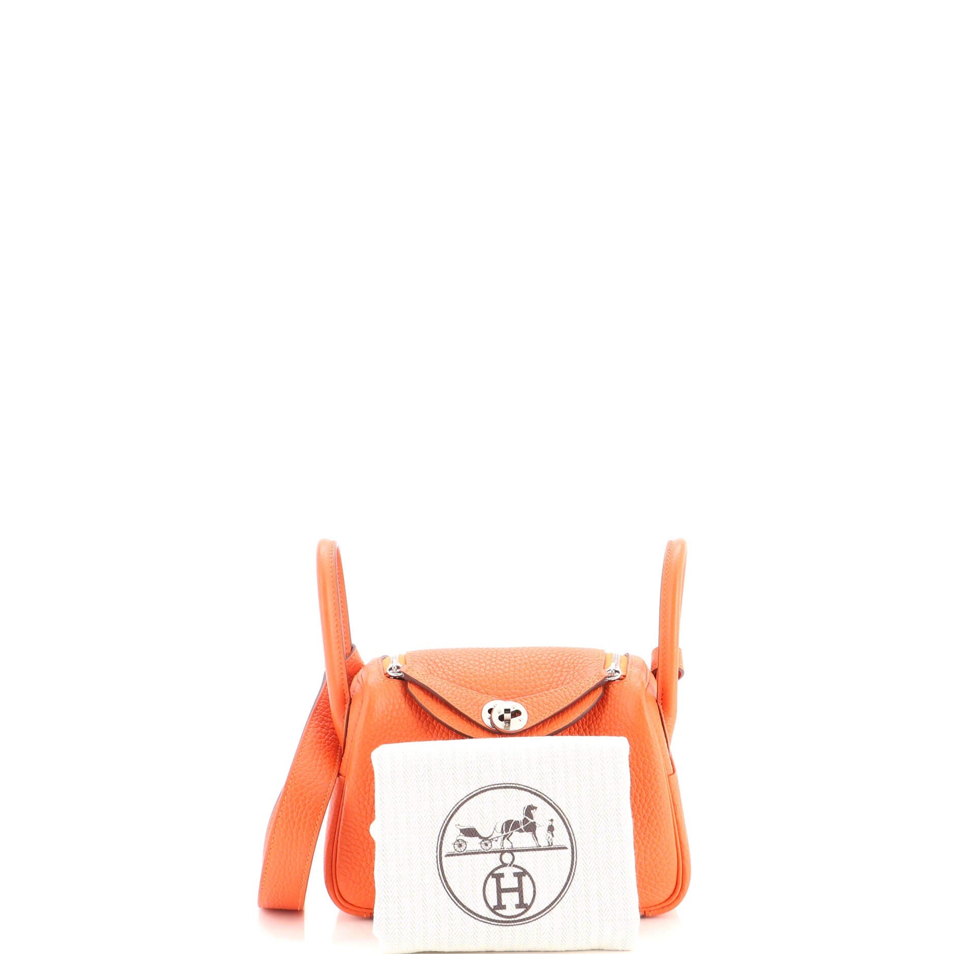 Lindy Bag Clemence Mini, Alternate, color, Orange