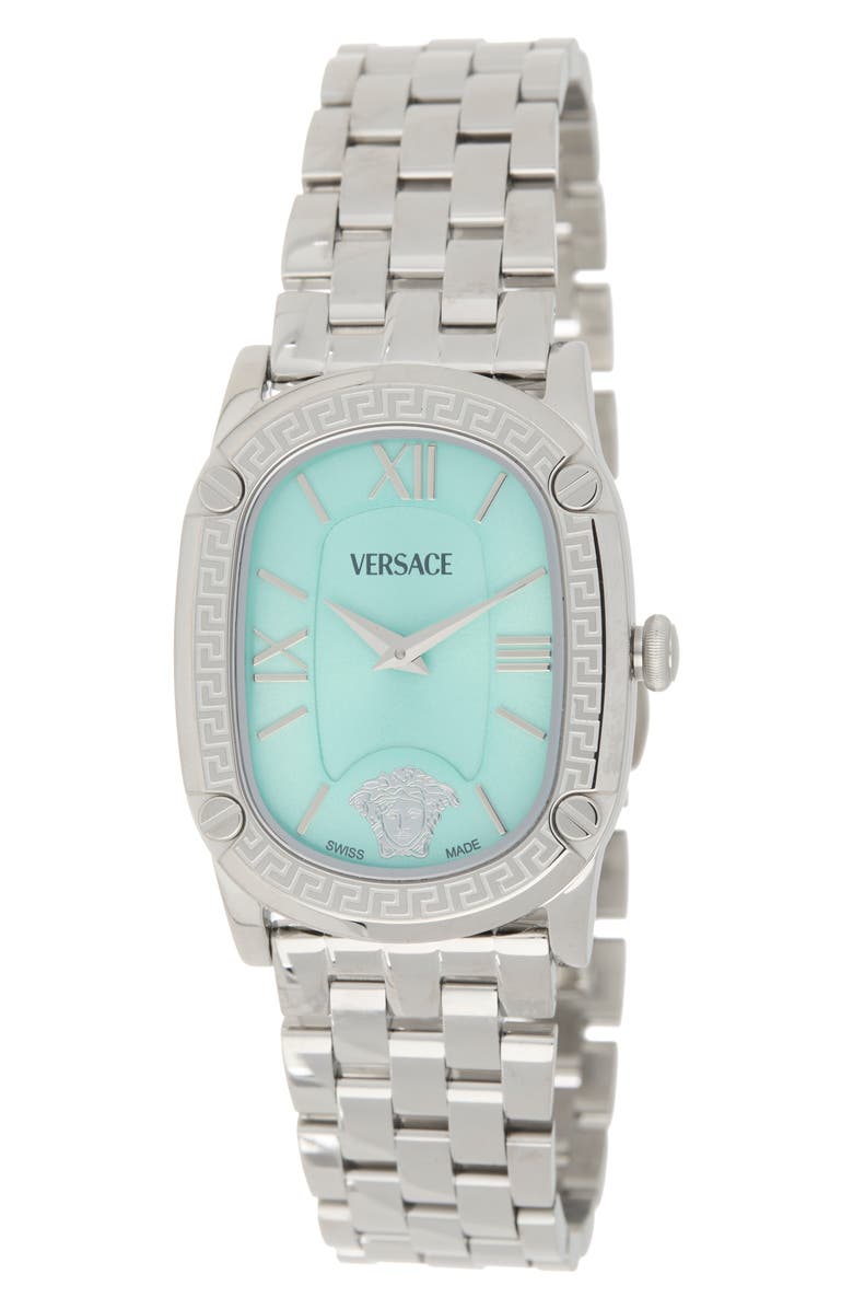 Versace Couture Quartz Bracelet Watch, 31mm, Main, color, Ststl
