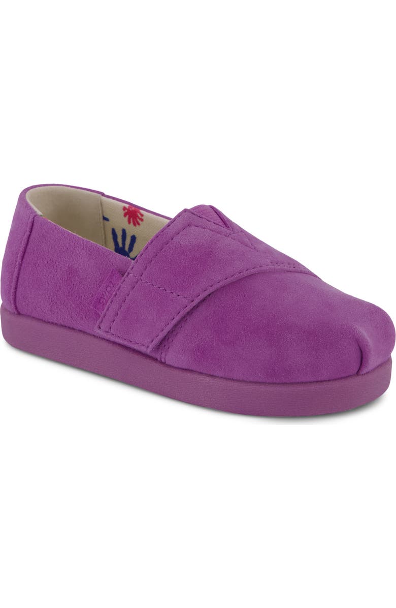 TOMS x Jamie Mizrahi Kids' Alp FWD Water Repellent Suede Slip-On Espadrille, Main, color,