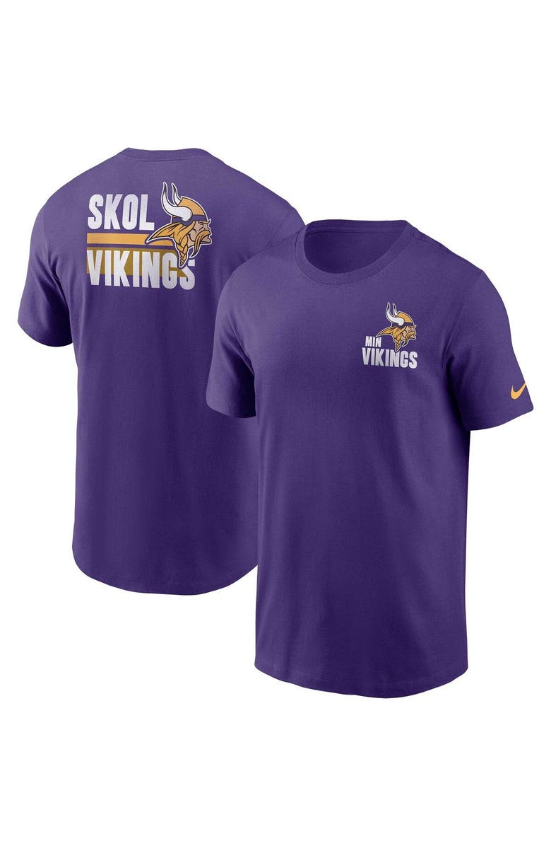 Nike Men's Nike Purple Minnesota Vikings Blitz Essential T-Shirt, Main, color, Purple