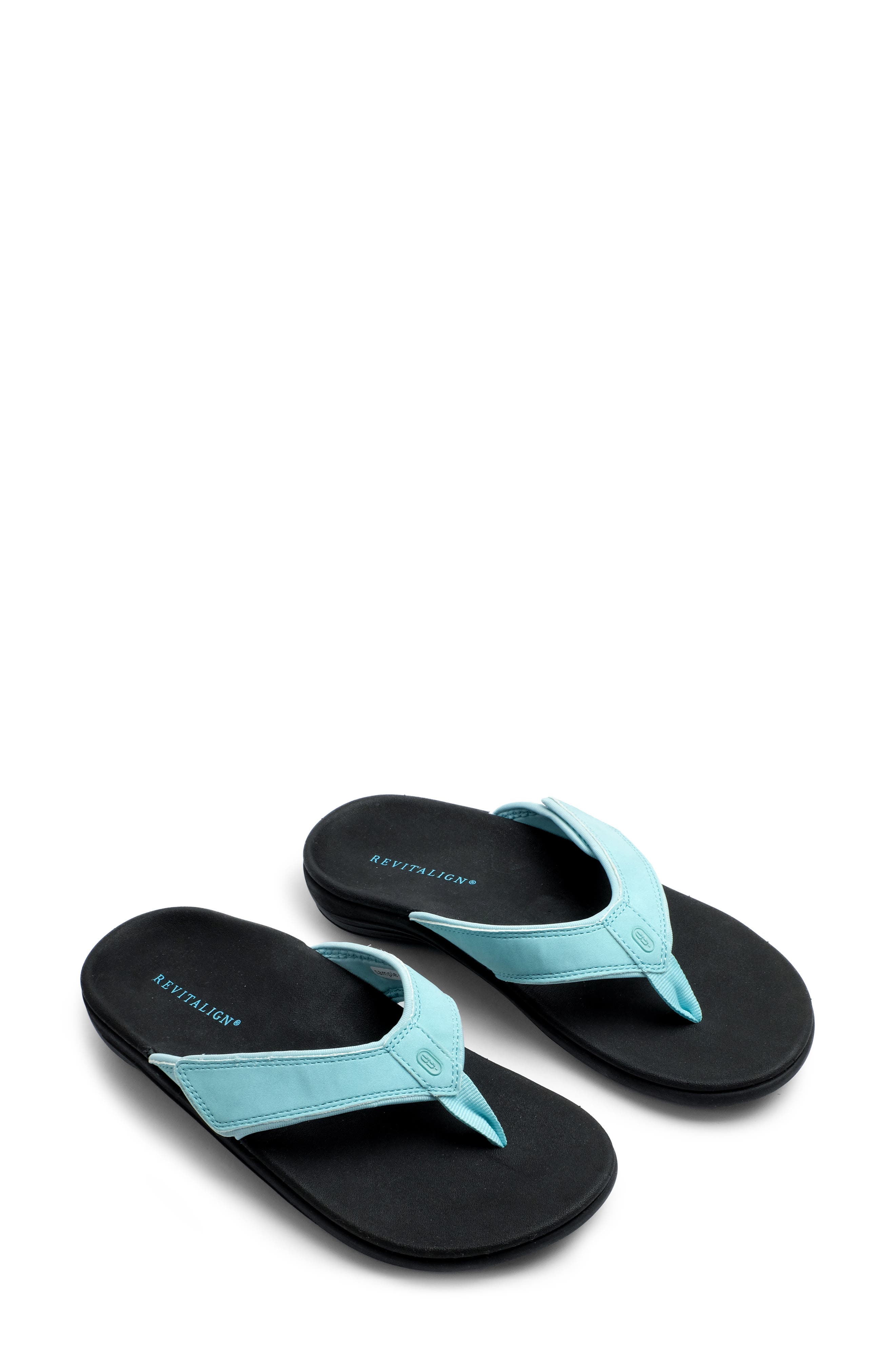 Yumi Water Resistant Flip Flop, Alternate, color, BLUE
