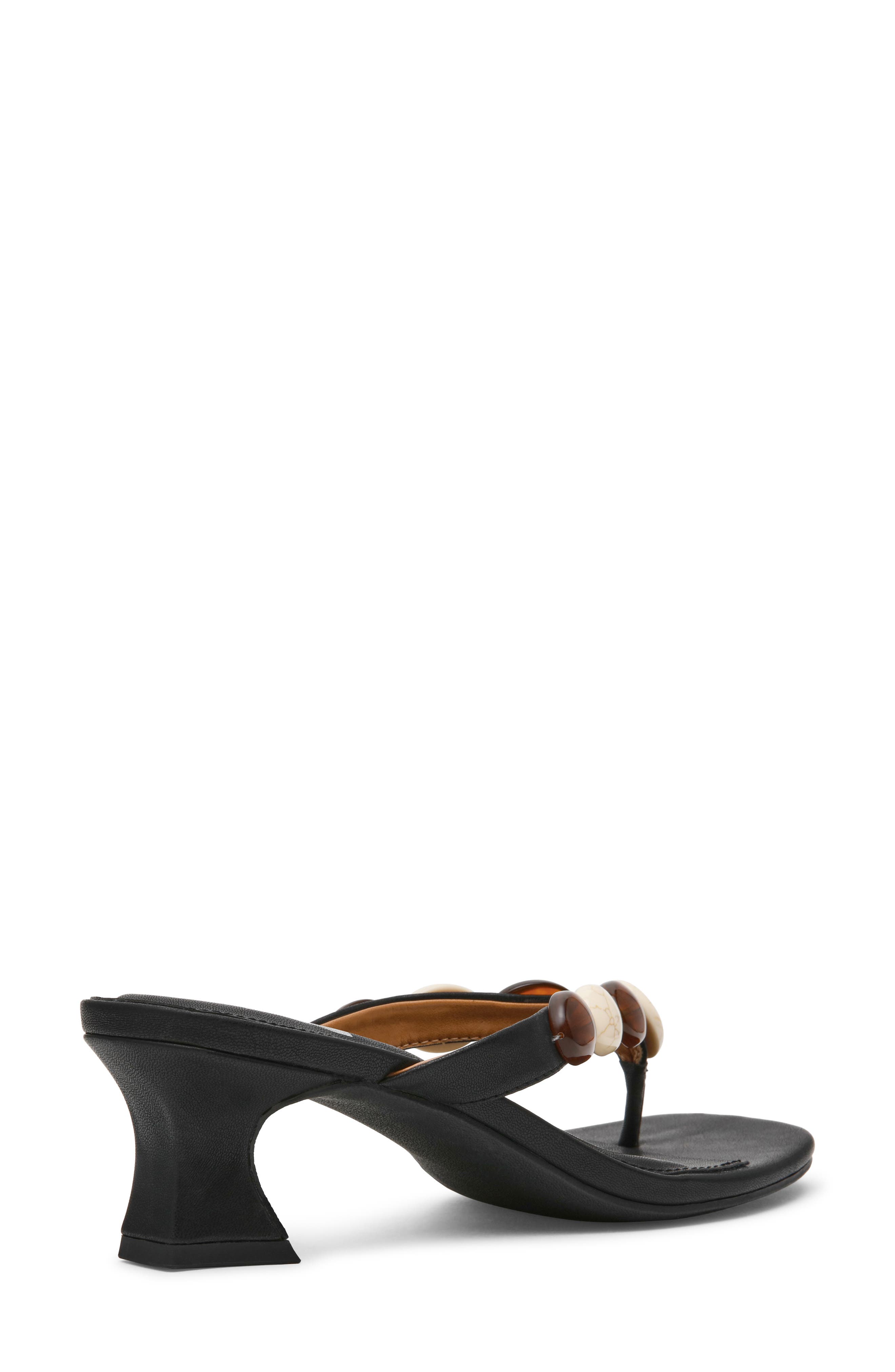 DV by Dolce Vita Bowi Embellished Sandal, Alternate, color, Black Smooth