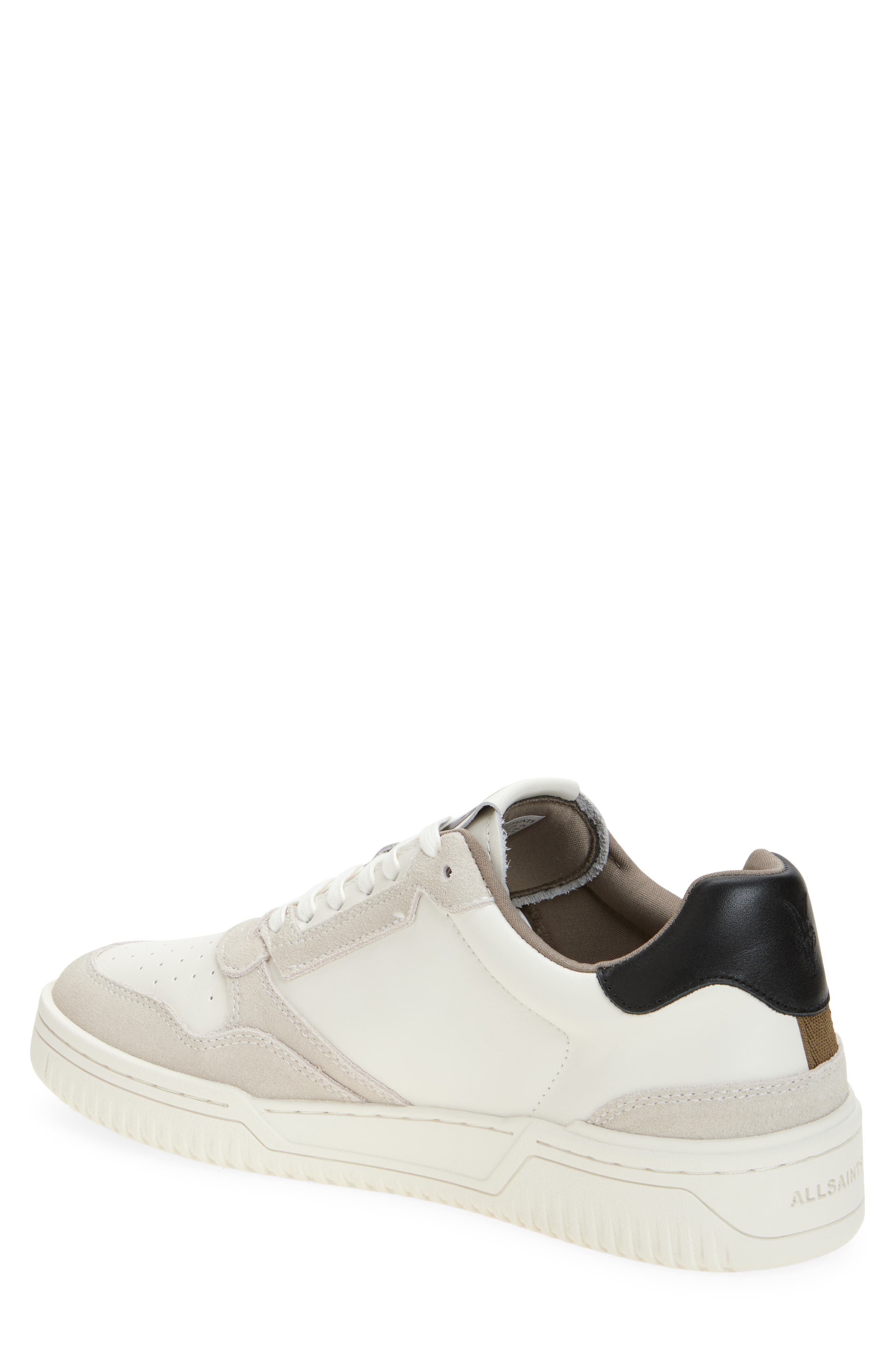 AllSaints REGAN LOW TOP, Alternate, color, Chalk White/Black