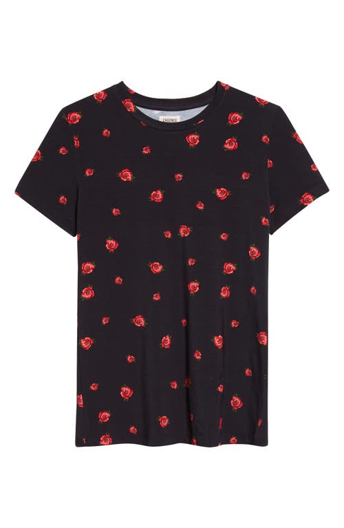 L'agence Ressi Rose Print T-shirt