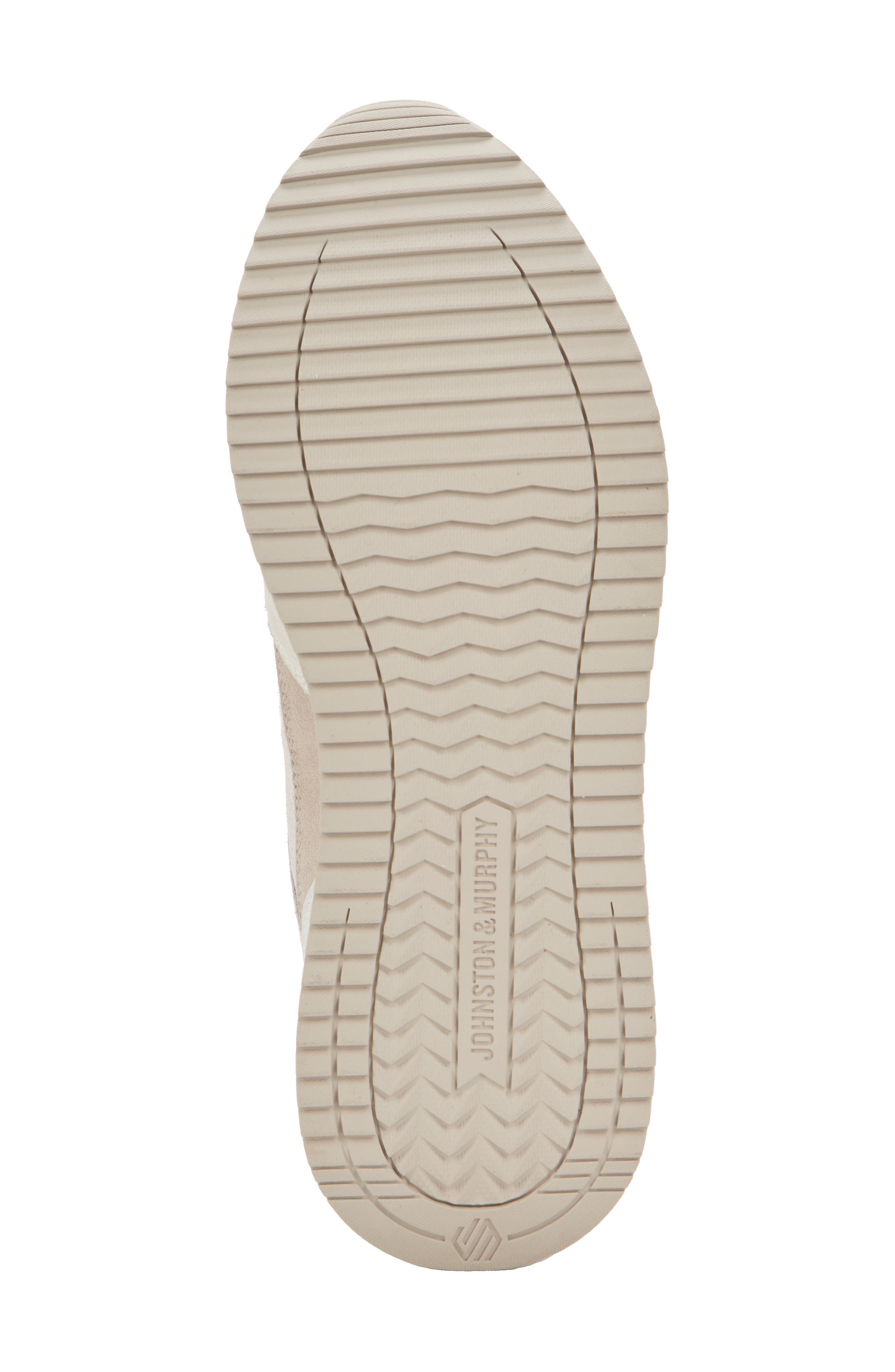 Johnston & Murphy Chase Perforated Sneaker, Alternate, color, White Suede/ Full Grain