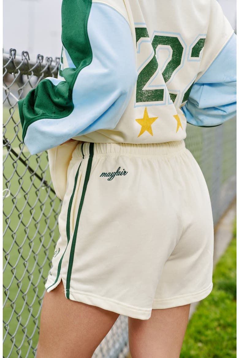 Angel All-Stars Sweat Shorts, Alternate, color, PEARL