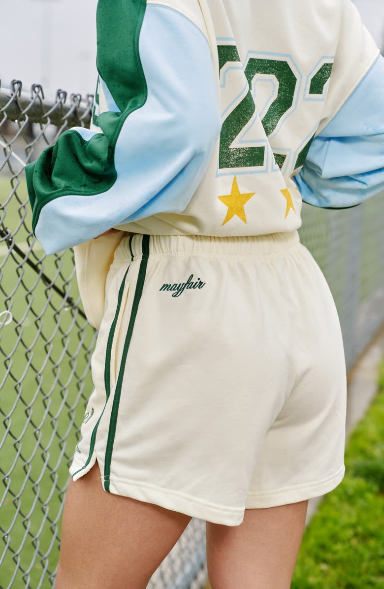 THE MAYFAIR GROUP Angel All-Stars Sweat Shorts, Alternate, color, Pearl