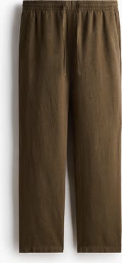 H&M Relaxed Fit Linen-blend Trousers