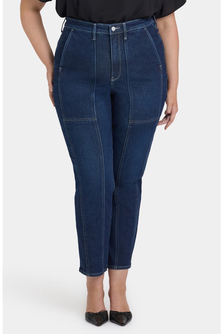 Margot Seams Girlfriend Jeans, Main, color, MIDNIGHT BREEZE