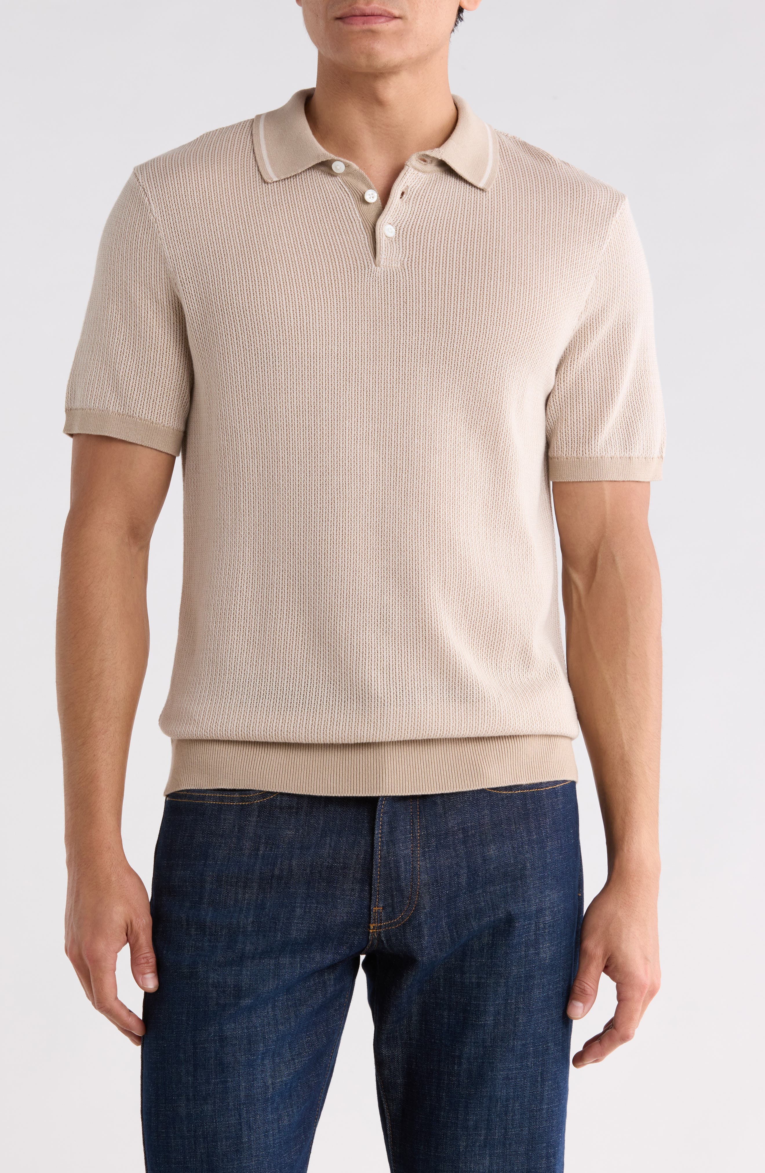 Tipped Cotton Polo