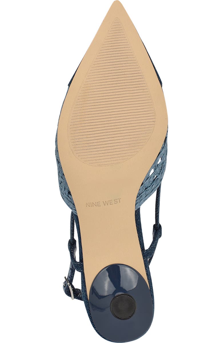 Nine West Railen Pointed Toe Slingback Pump, Alternate, color,