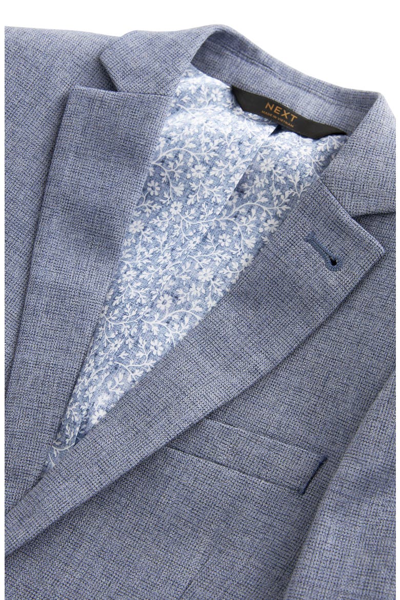 Kids' Skinny Fit Textured Blue Sport Coat, Alternate, color, BLUE
