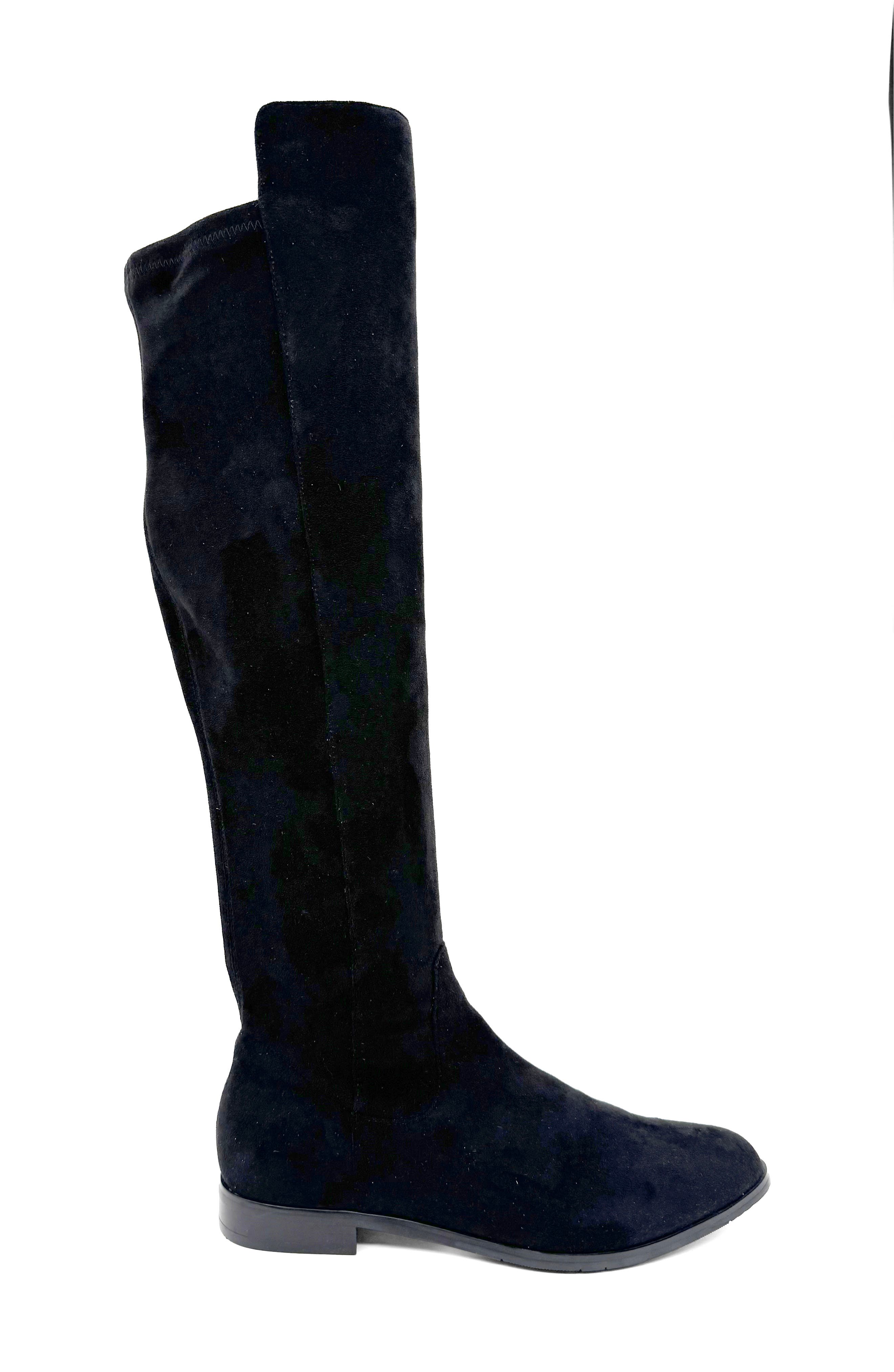 CHELSEA CREW Juno Tall Boot, Alternate, color, Black Micro