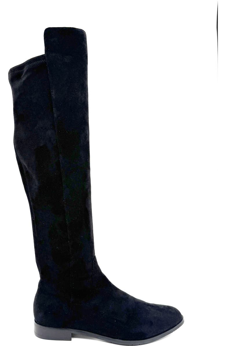 CHELSEA CREW Juno Tall Boot, Alternate, color, Black Micro