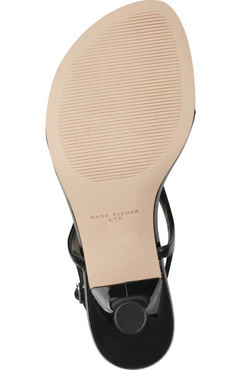 Marc Fisher LTD Pelysa Ankle Strap Sandal, Alternate, color, Black