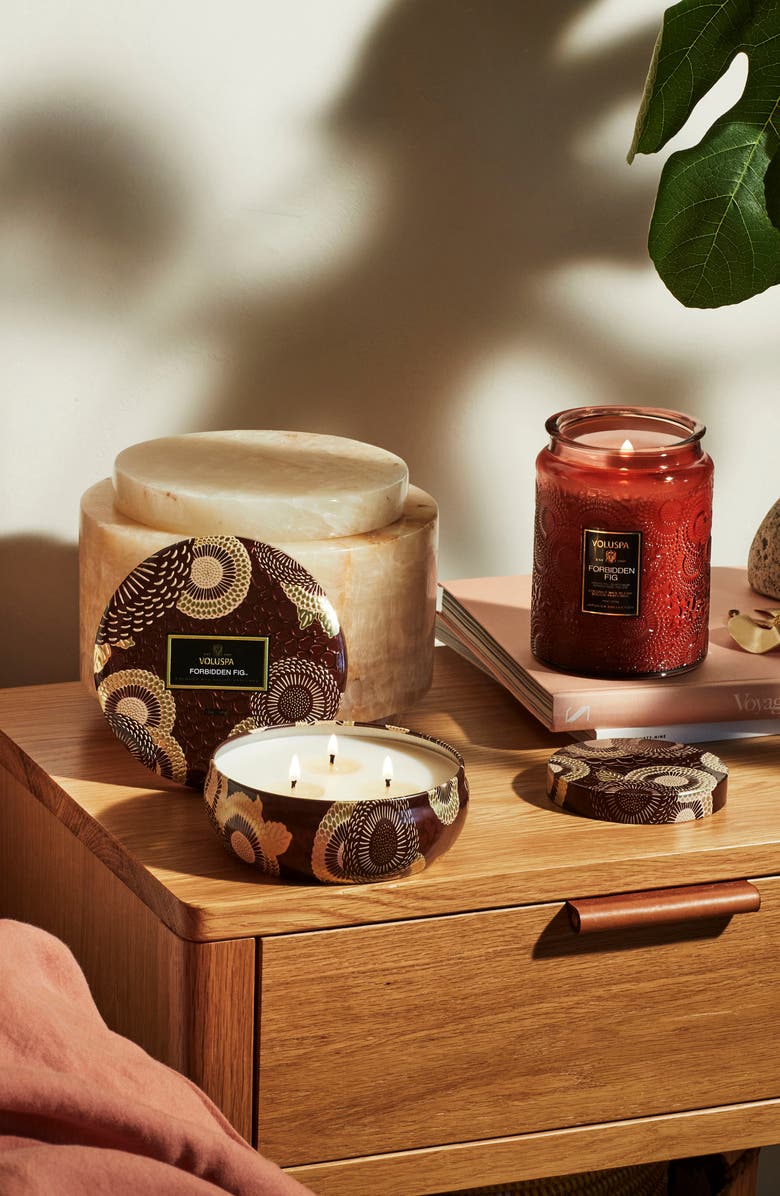 Voluspa Forbidden Fig Large Jar Candle, Alternate, color, Forbidden Fig