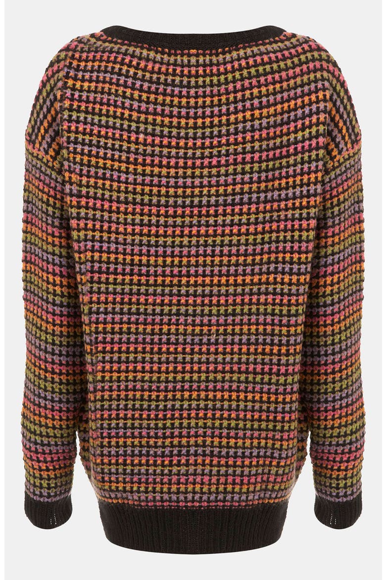 Rainbow Texture Tunic Sweater, Alternate, color, MULTI BRIGHT
