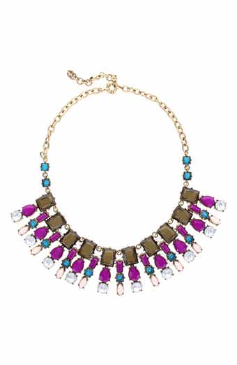 Azia Fan Crystal Necklace