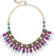 OLIVIA WELLES Azia Fan Crystal Necklace