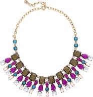 OLIVIA WELLES Azia Fan Crystal Necklace