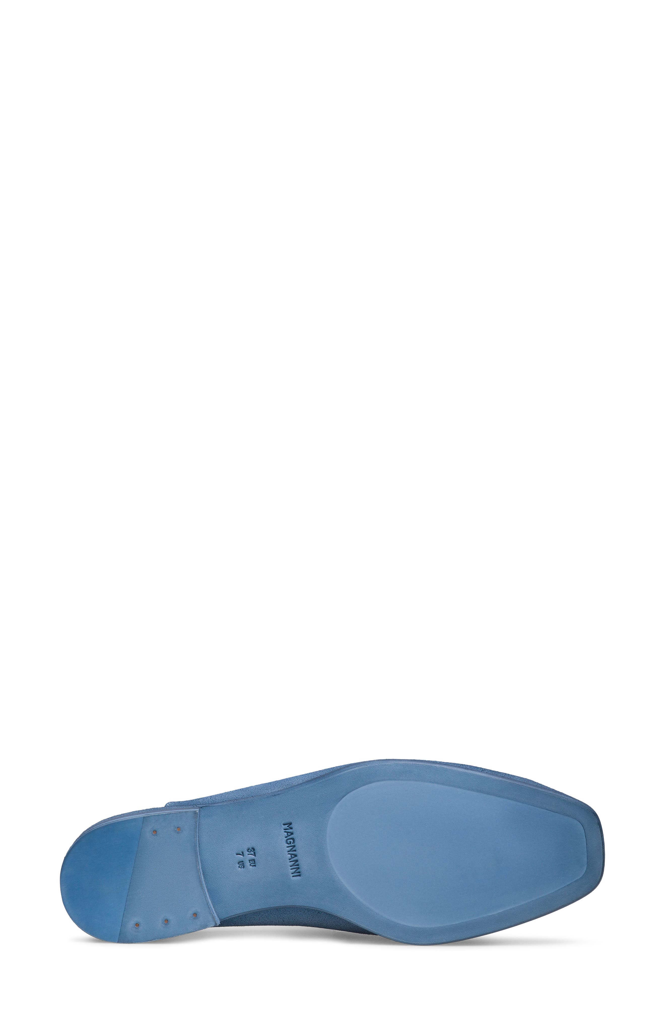 Bella Flat Mule, Alternate, color, BLUEBELL SUEDE
