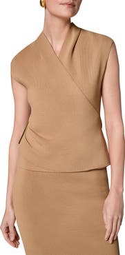 Donna Karan New York Faux Wrap Sweater
