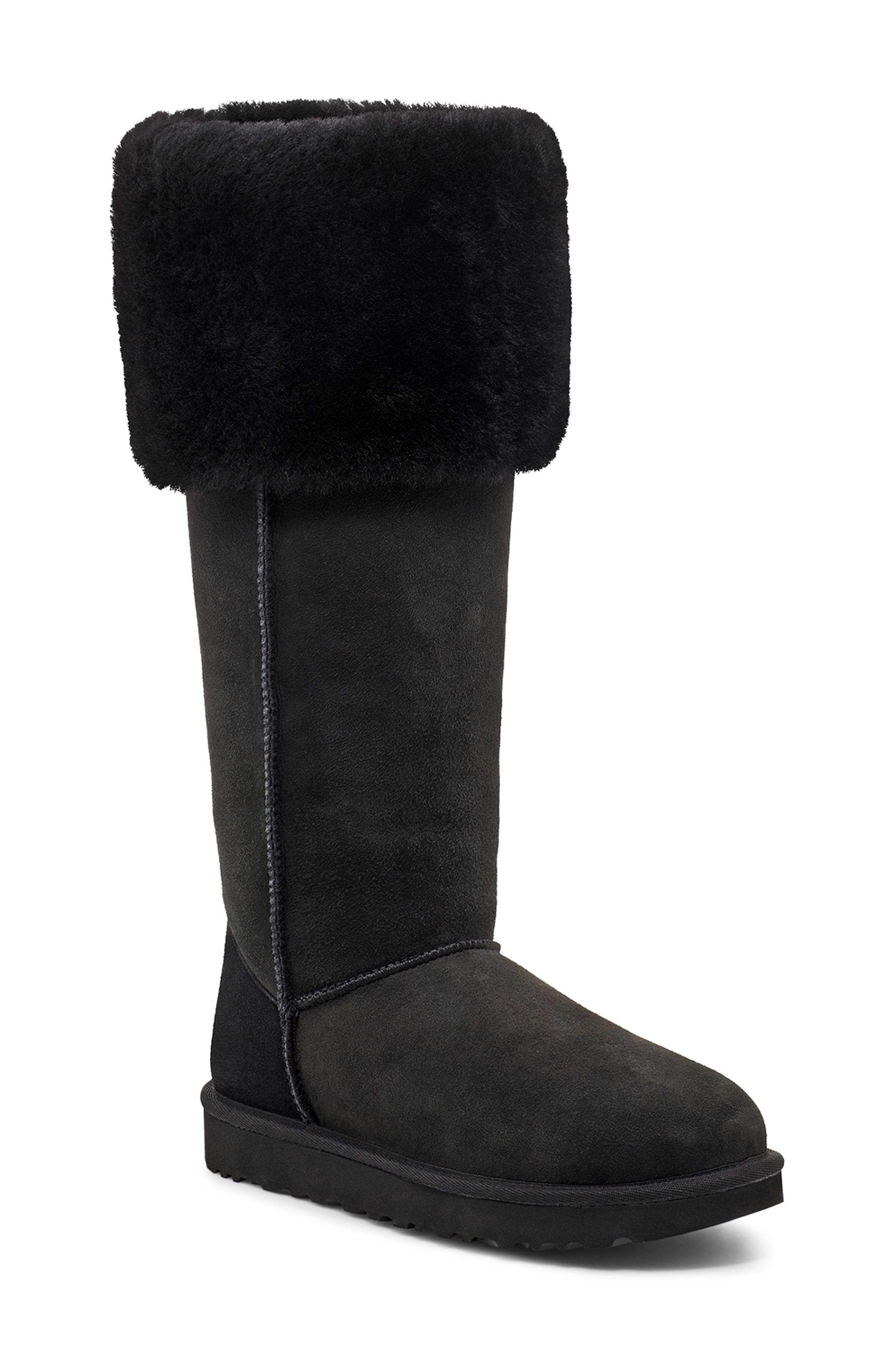 UGG<sup>®</sup> Bailey Button Cuff Over the Knee Boot, Alternate, color, 