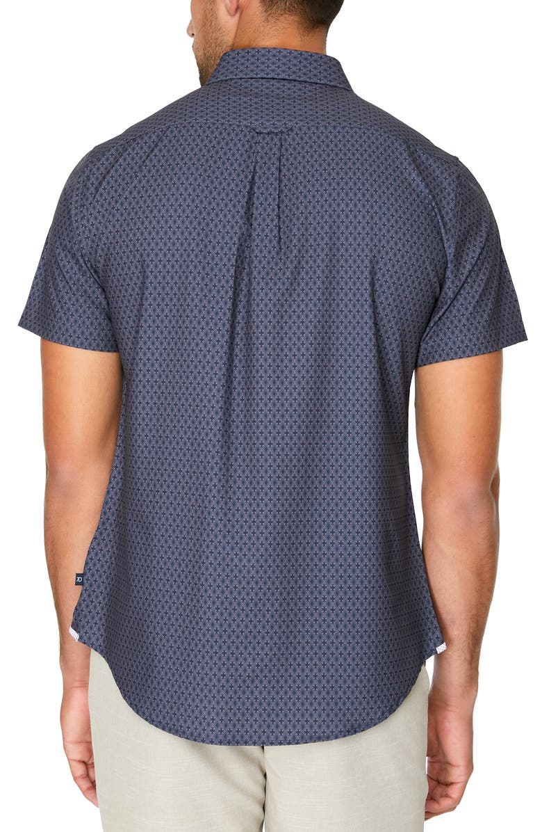 7 Diamonds Flawless Short Sleeve Button-Up Shirt, Alternate, color, 